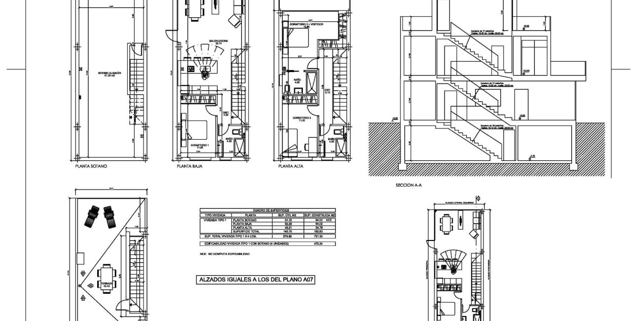 Obra nueva - Villa -
Puerto de Mazarron - El Alamillo