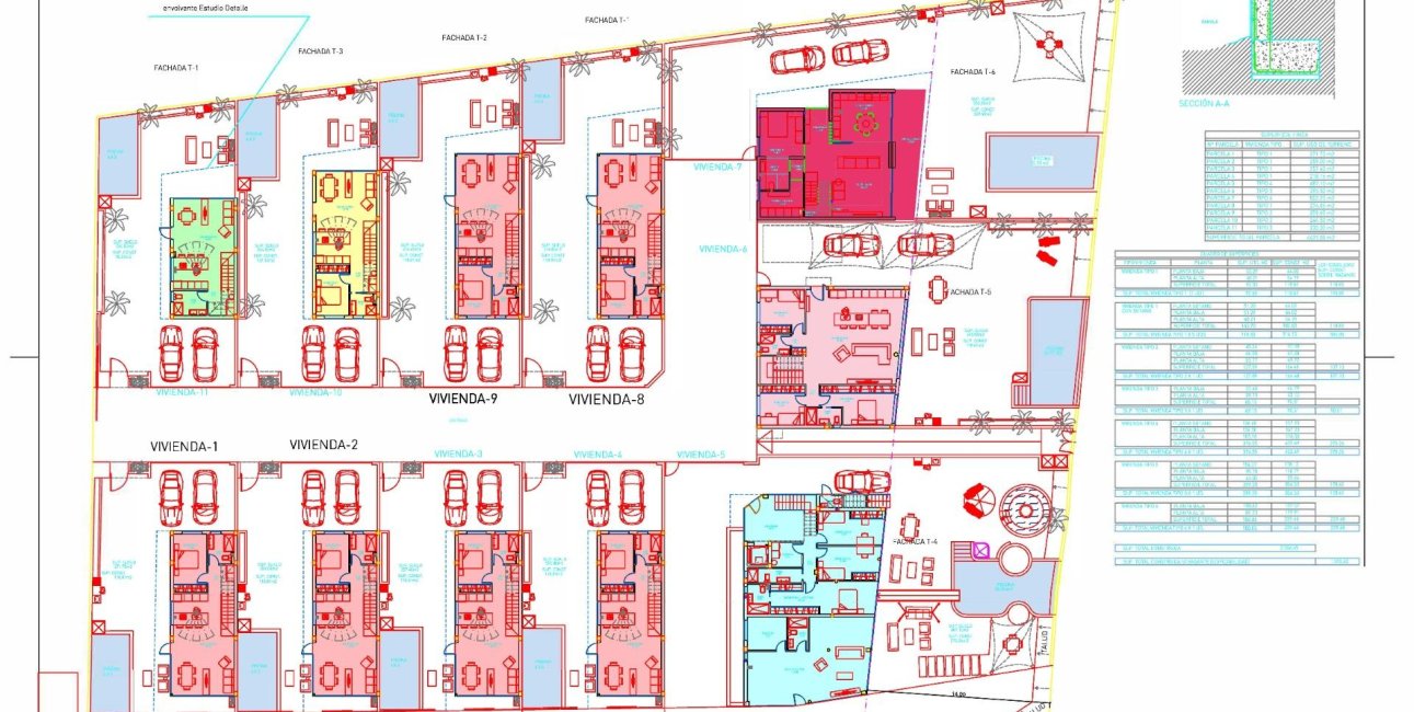 Obra nueva - Villa -
Puerto de Mazarron - El Alamillo