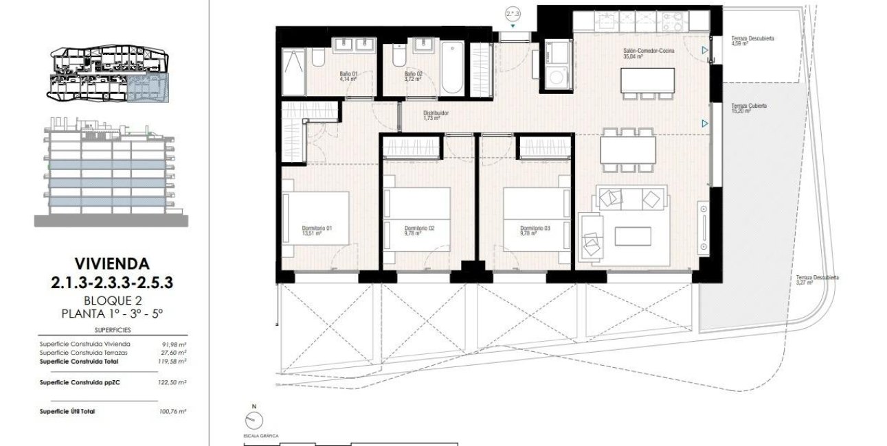 New Build - Apartment / flat -
Villajoyosa - Playa del Torres