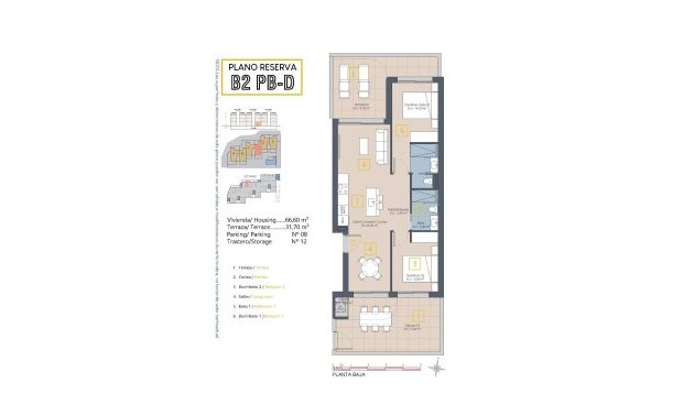 New Build - Apartment / flat -
Los Alcázares - Serena Golf
