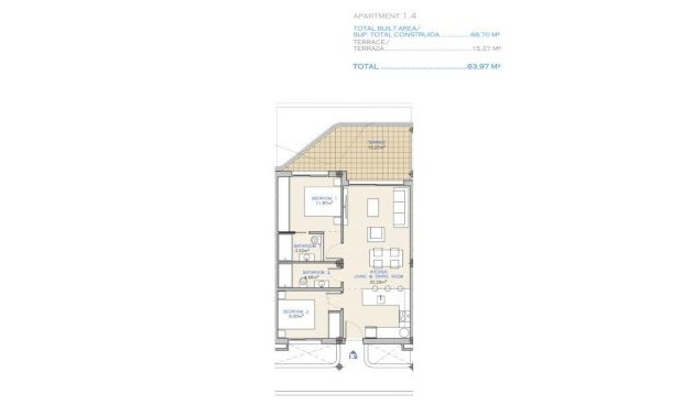 New Build - Apartment / flat -
Los Alcázares - Serena Golf