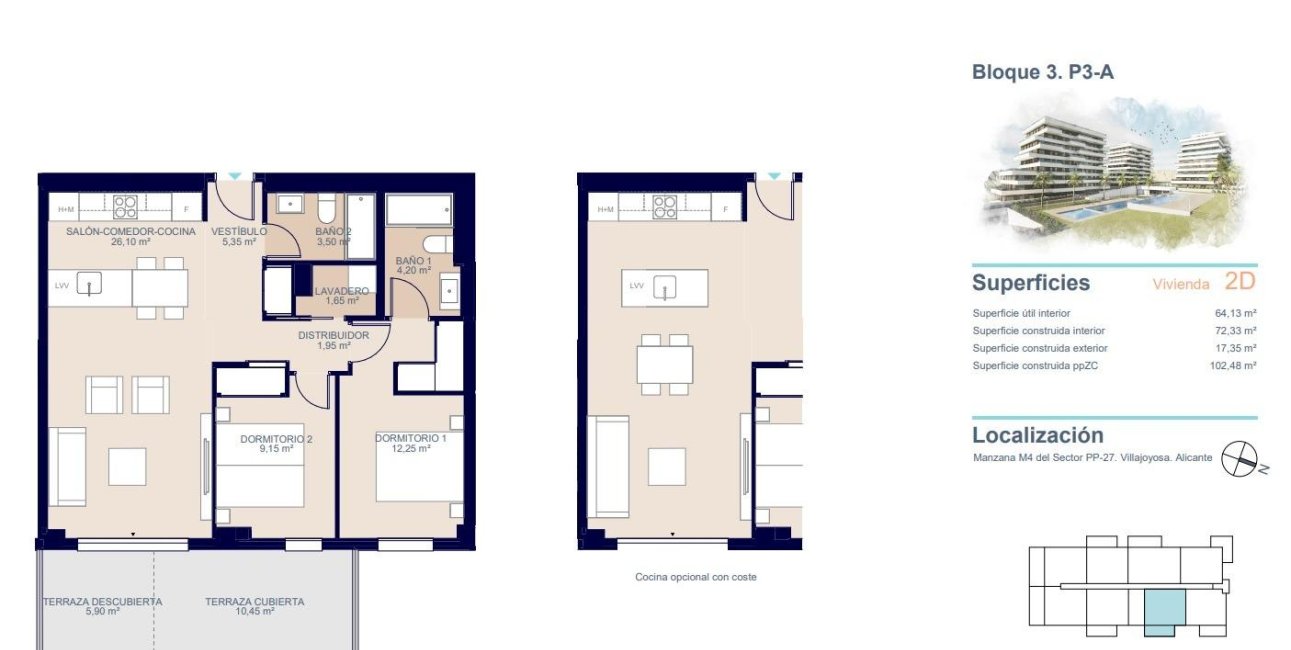 New Build - Apartment / flat -
Villajoyosa - Playa del Torres