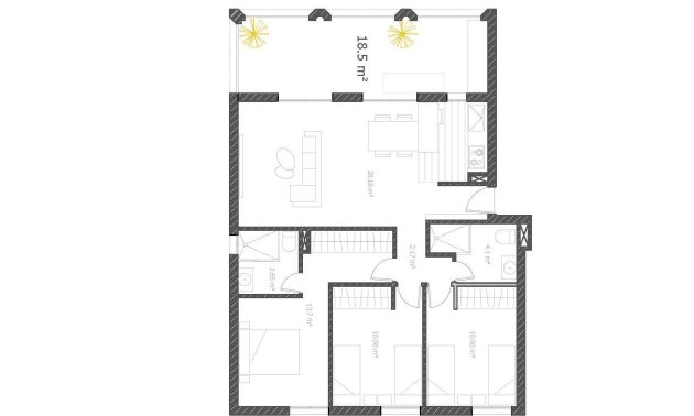 Obra nueva - Apartamento / piso -
Villajoyosa - Cala Mallaeta