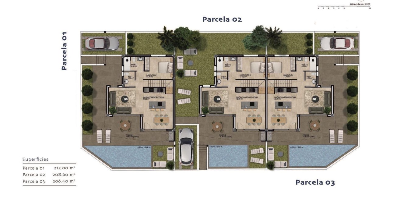 New Build - Villa -
Dolores - polideportivo
