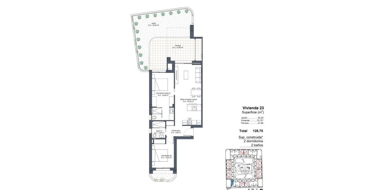 Obra nueva - Bungalow -
Ciudad Quesada - Lo Marabú