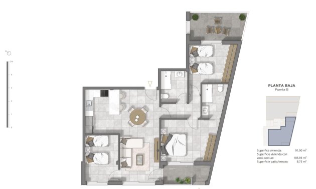 New Build - Apartment / flat -
Guardamar del Segura - Pueblo