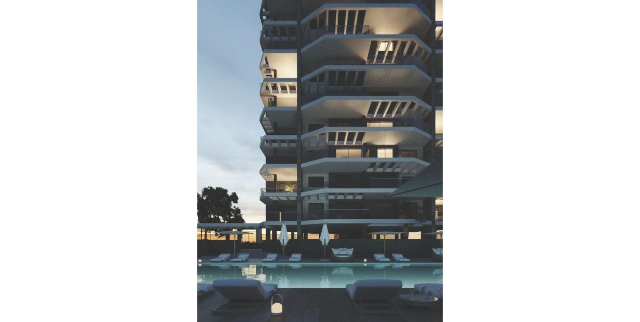 Obra nueva - Apartamento / piso -
Calpe - Playa Cantal Roig