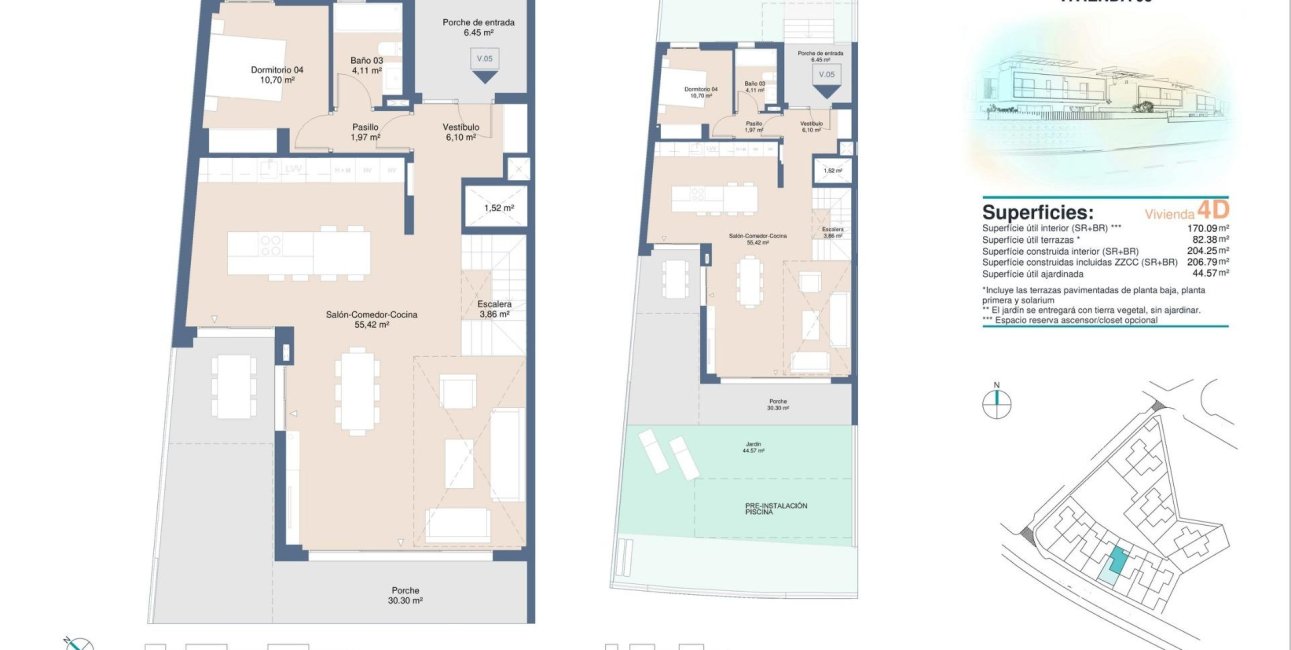 New Build - Townhouse -
San Juan Alicante - Cabo de las Huertas