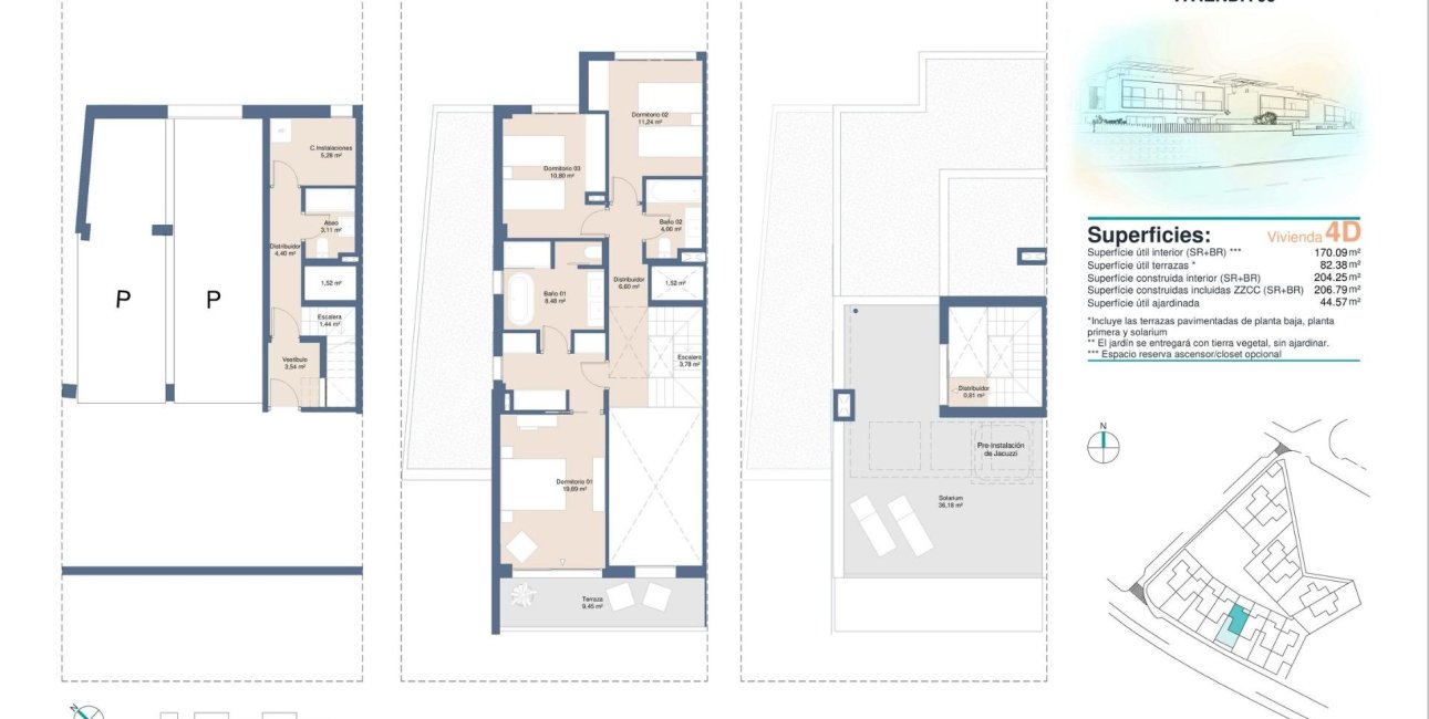 New Build - Townhouse -
San Juan Alicante - Cabo de las Huertas