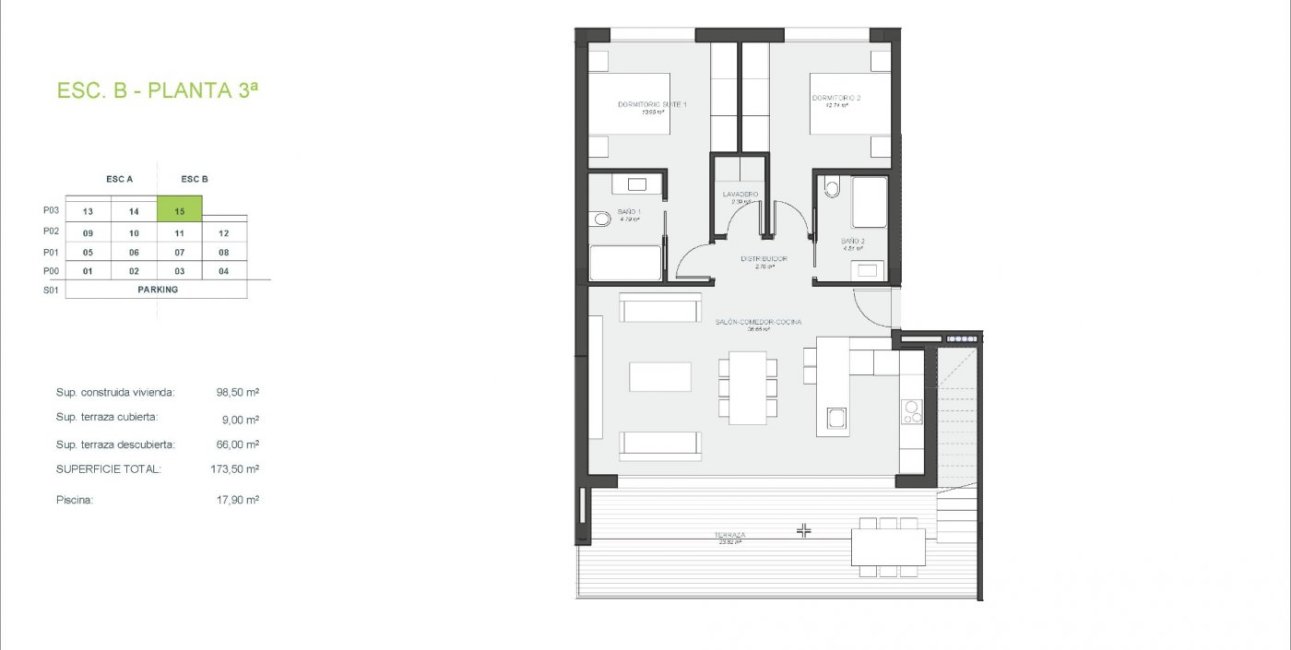 New Build - Penthouse -
Orihuela - Las Colinas Golf