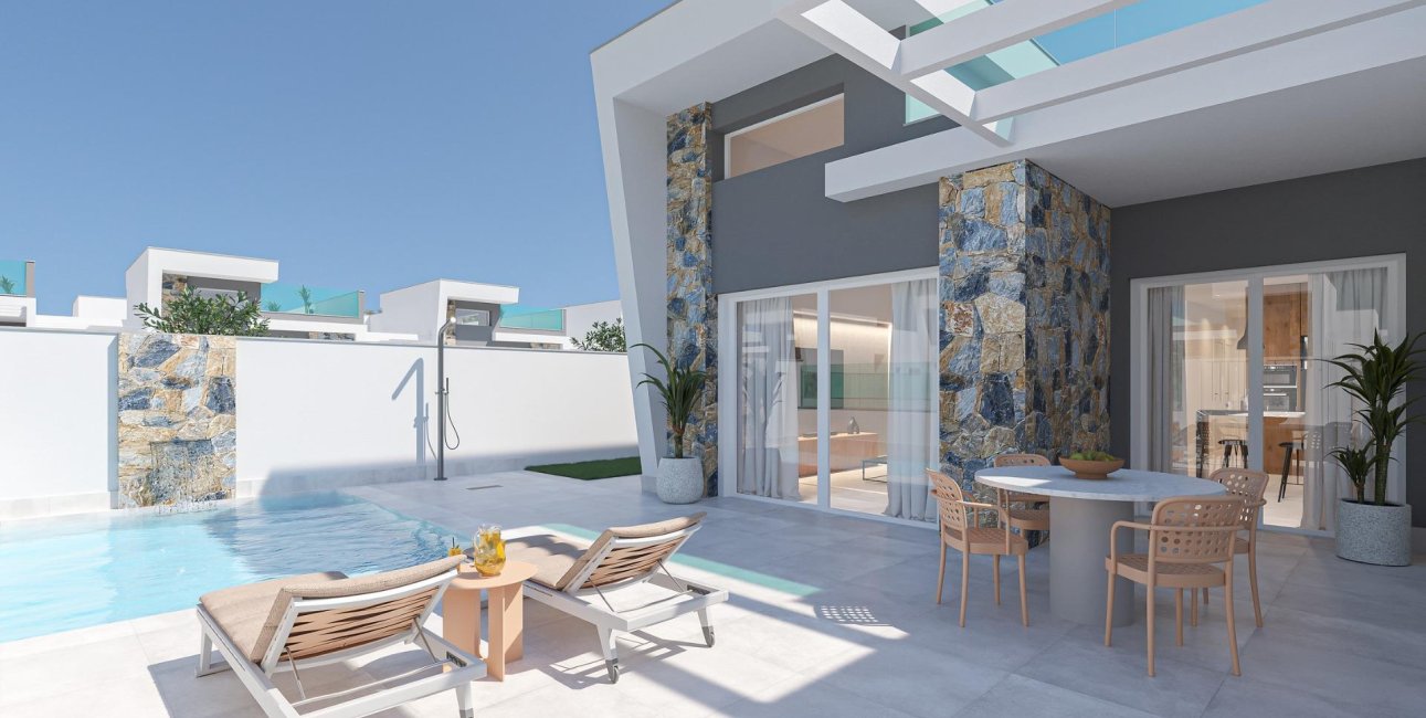 Obra nueva - Villa -
Los Alcázares - Serena Golf