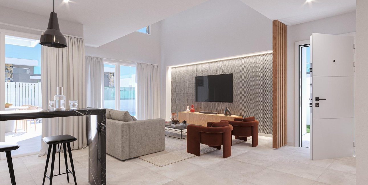 Obra nueva - Villa -
Los Alcázares - Serena Golf