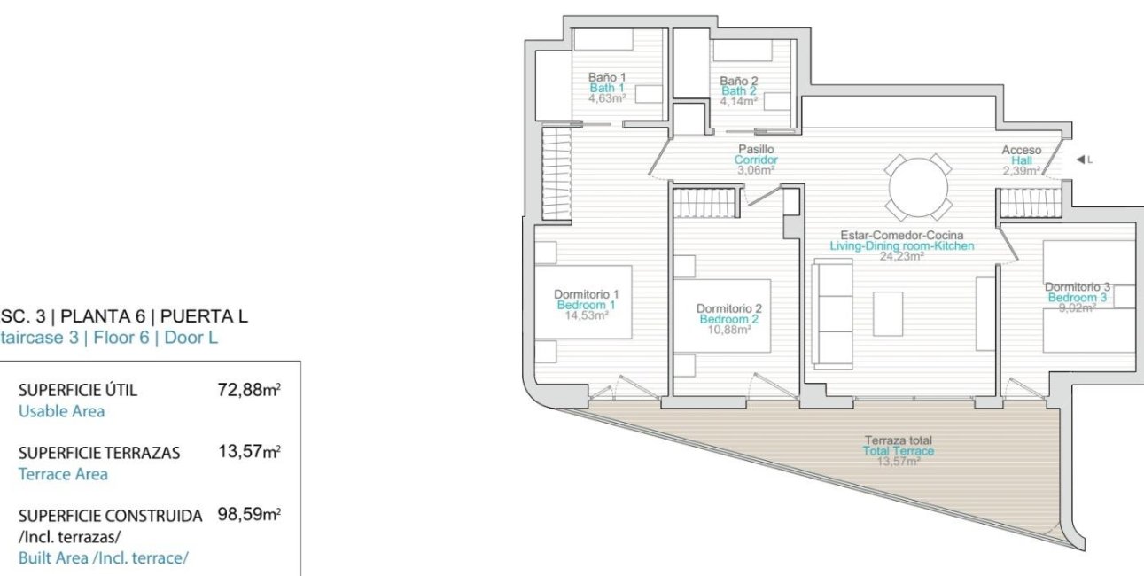 New Build - Apartment / flat -
Villajoyosa - La Tellerola