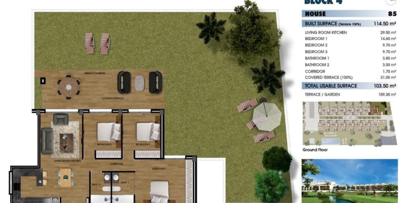 Obra nueva - Apartamento / piso -
Los Alcázares - La Serena Golf