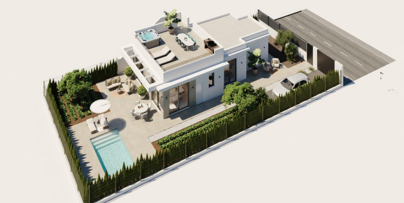 Obra nueva - Villa -
Fuente Álamo - Hacienda Del Álamo Golf