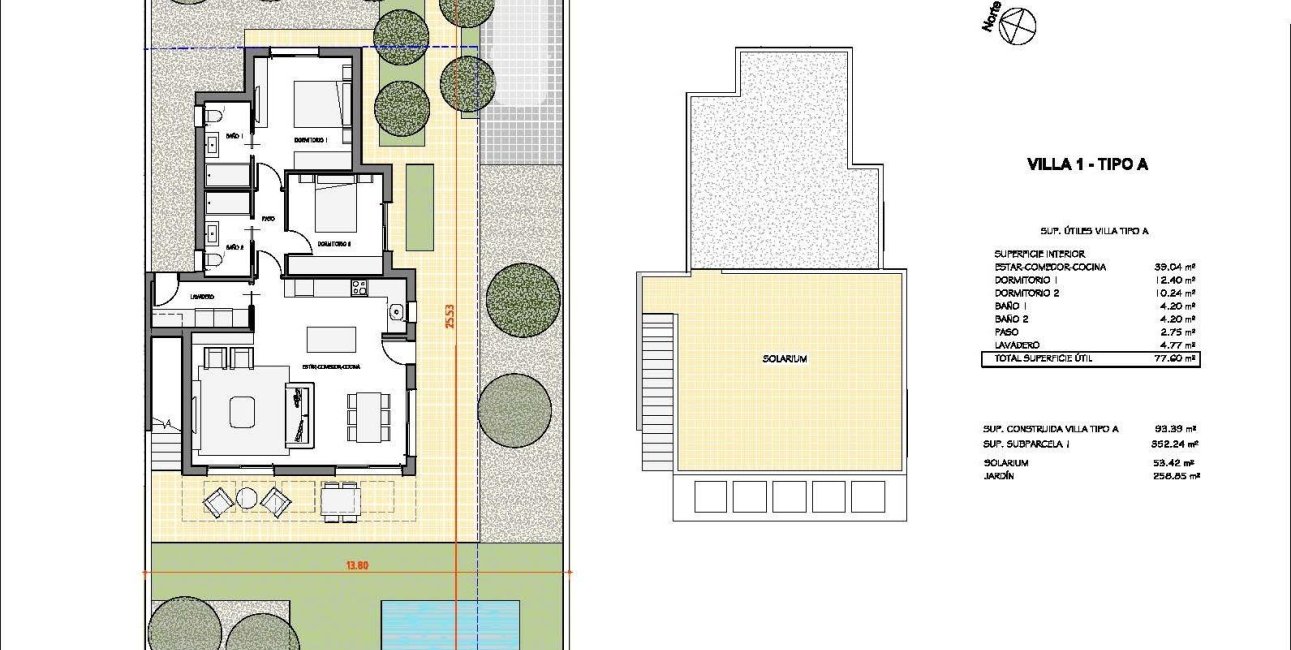 Obra nueva - Villa -
Fuente Álamo - Hacienda Del Álamo Golf