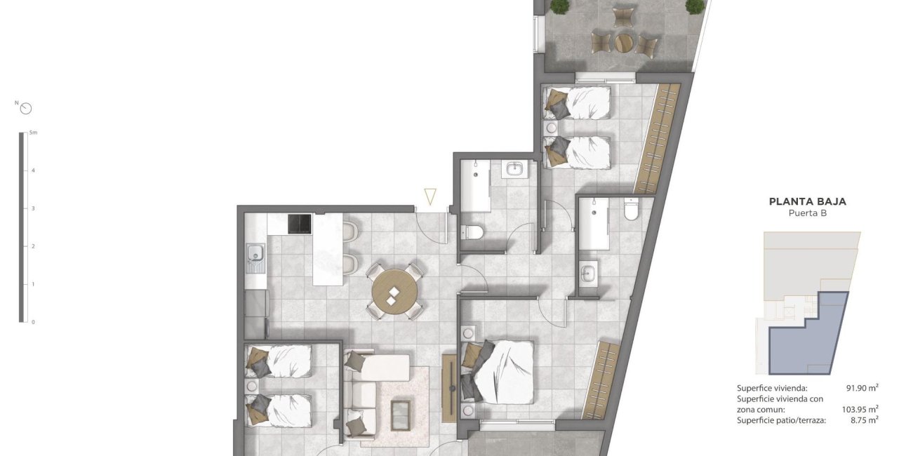 Obra nueva - Apartamento / piso -
Guardamar del Segura - Pueblo