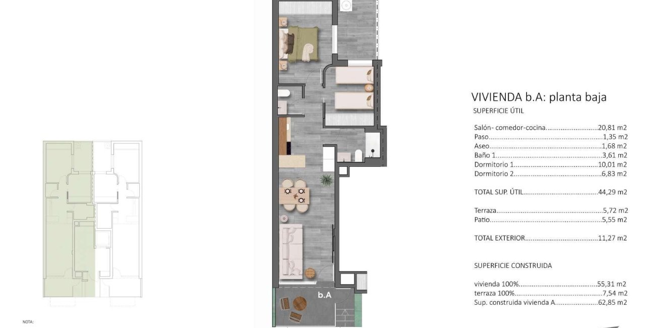 Rynek pierwotny - Mieszkanie  -
Pilar de la Horadada - Torre De La Horadada