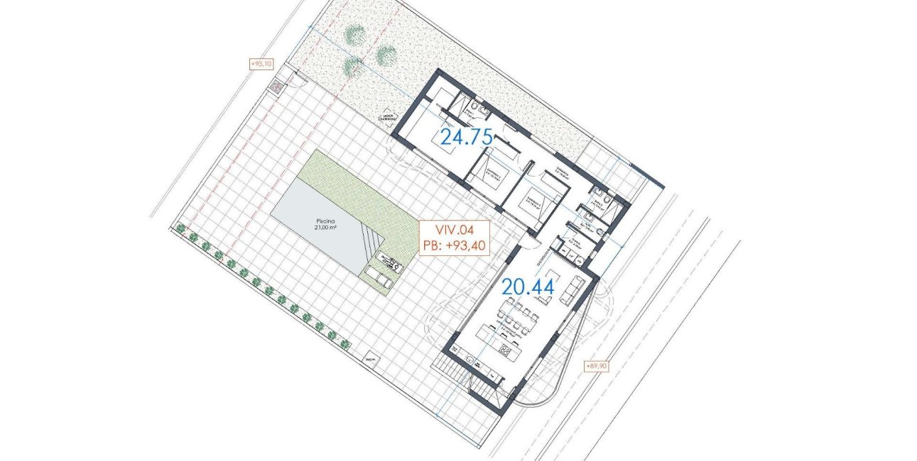 Rynek pierwotny - Willa -
Algorfa - La Finca Golf