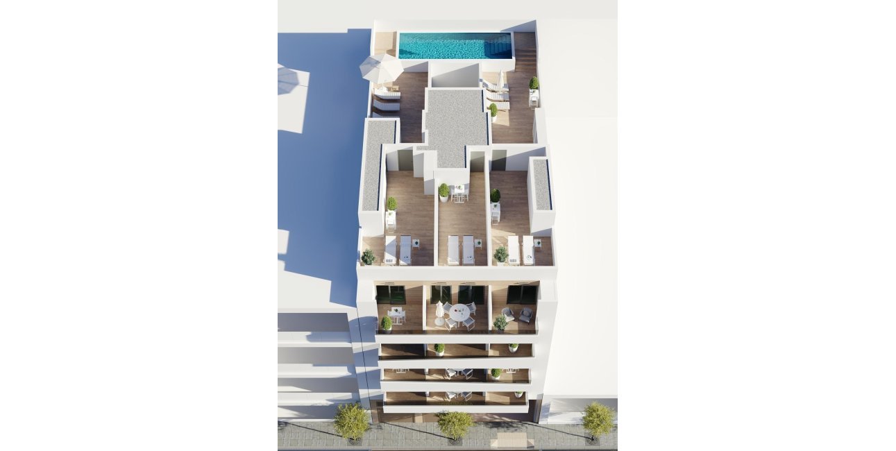 New Build - Apartment / flat -
Torrevieja - Centro