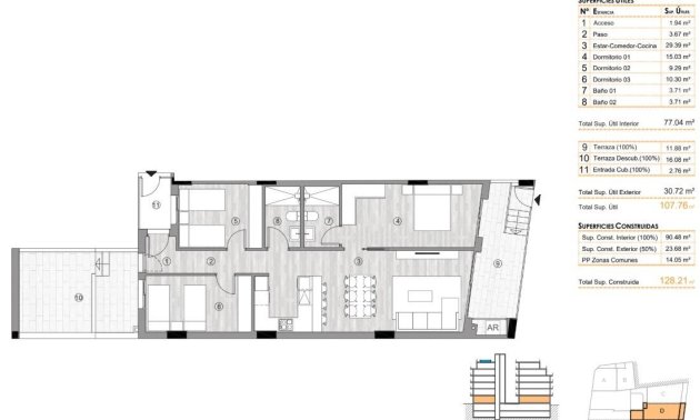 New Build - Apartment / flat -
Torrevieja - Centro