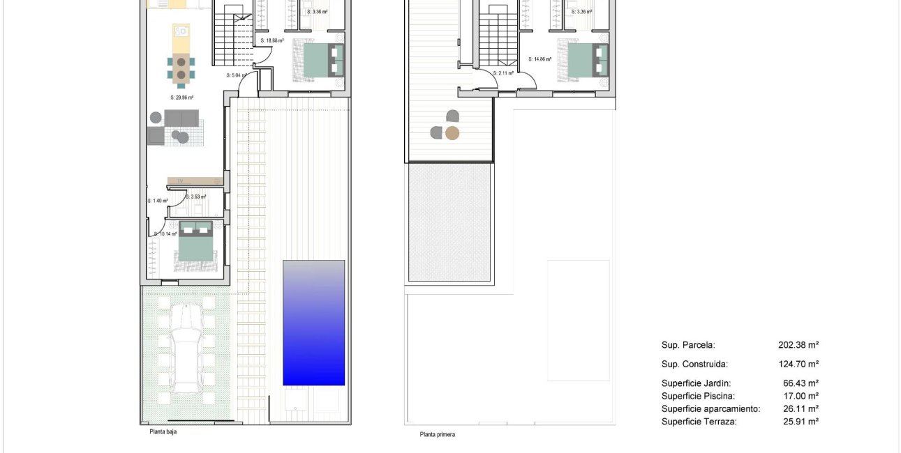 New Build - Townhouse -
San Javier - Parque del doce
