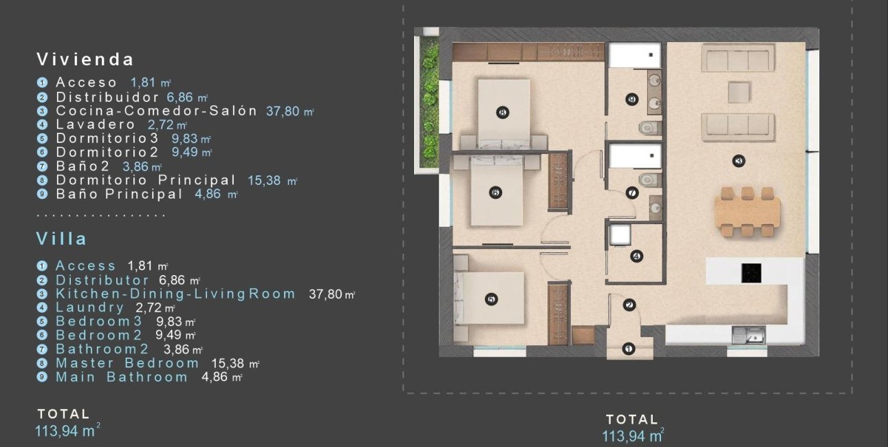 New Build - Villa -
Orihuela Costa - Las Filipinas
