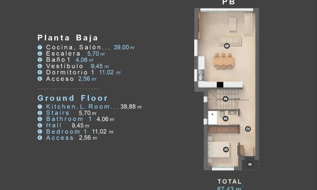 New Build - Villa -
Orihuela Costa - Las Filipinas