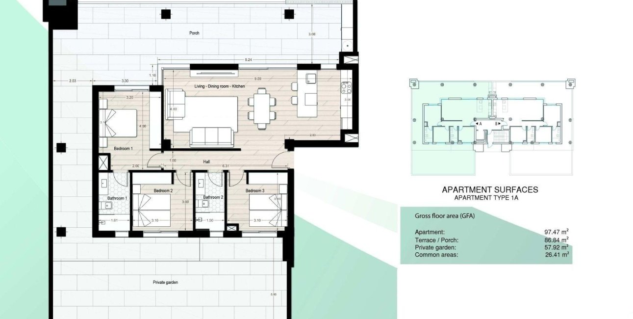 New Build - Apartment / flat -
Los Alcázares - Los Narejos