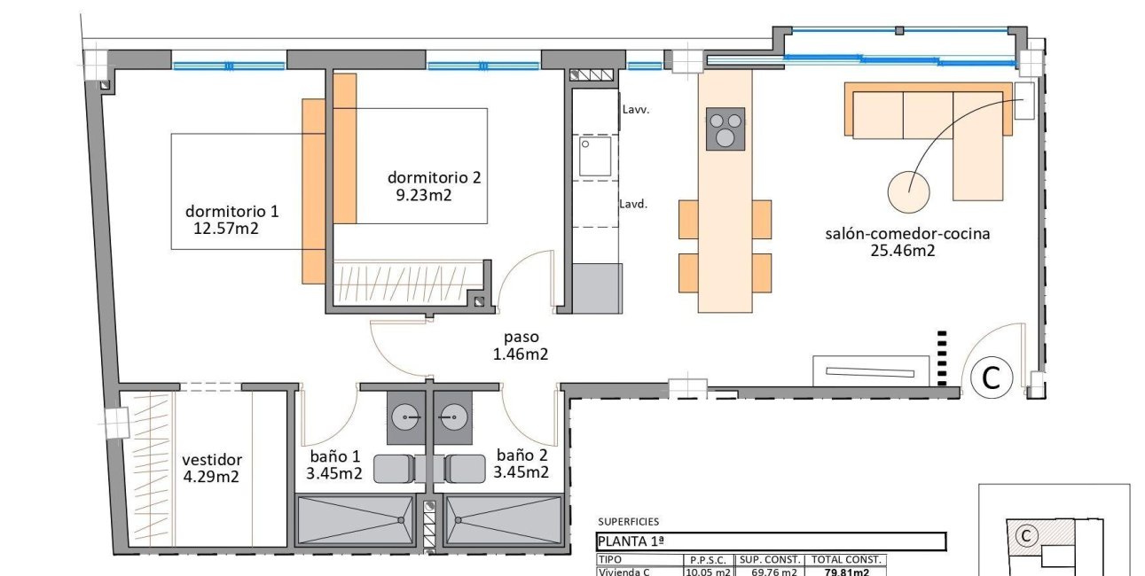 Obra nueva - Apartamento / piso -
San Pedro del Pinatar - Lo Pagan