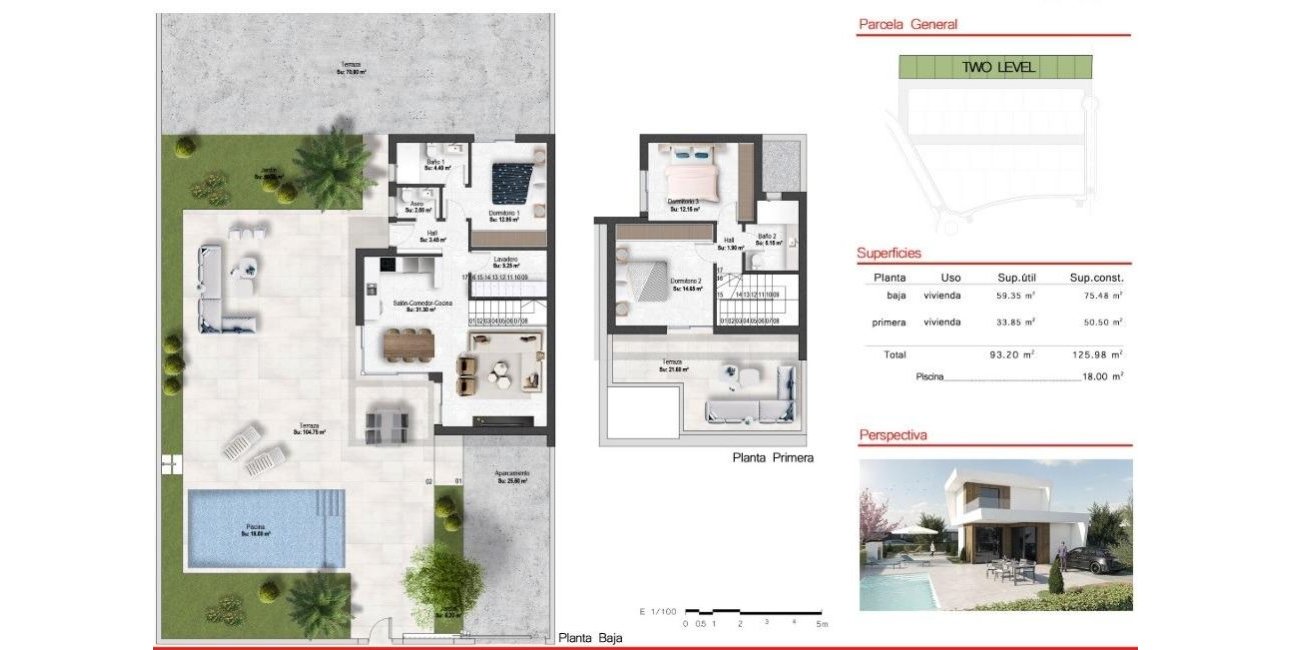 Obra nueva - Villa -
Baños y Mendigo - Altaona Golf