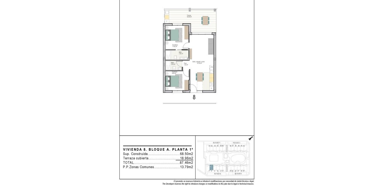 New Build - Apartment / flat -
Torre Pacheco - San Cayetano