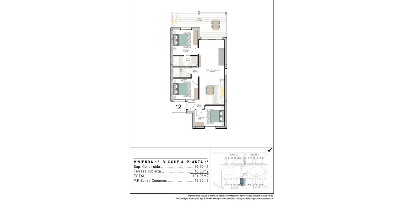 Rynek pierwotny - Mieszkanie  -
Torre Pacheco - San Cayetano