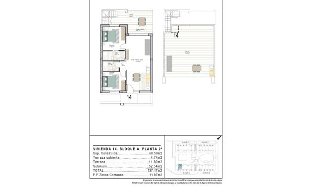 New Build - Penthouse -
Torre Pacheco - San Cayetano