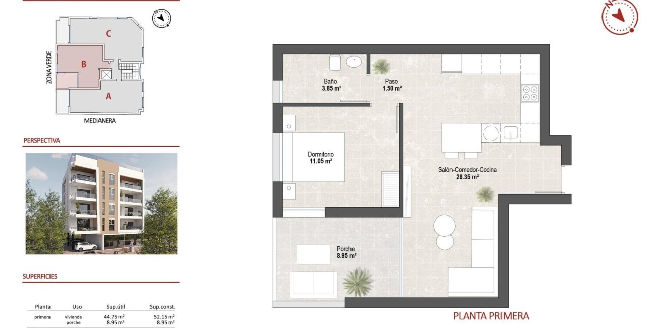 New Build - Apartment / flat -
San Pedro del Pinatar - Lo Pagan