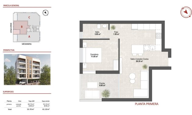New Build - Apartment / flat -
San Pedro del Pinatar - Lo Pagan