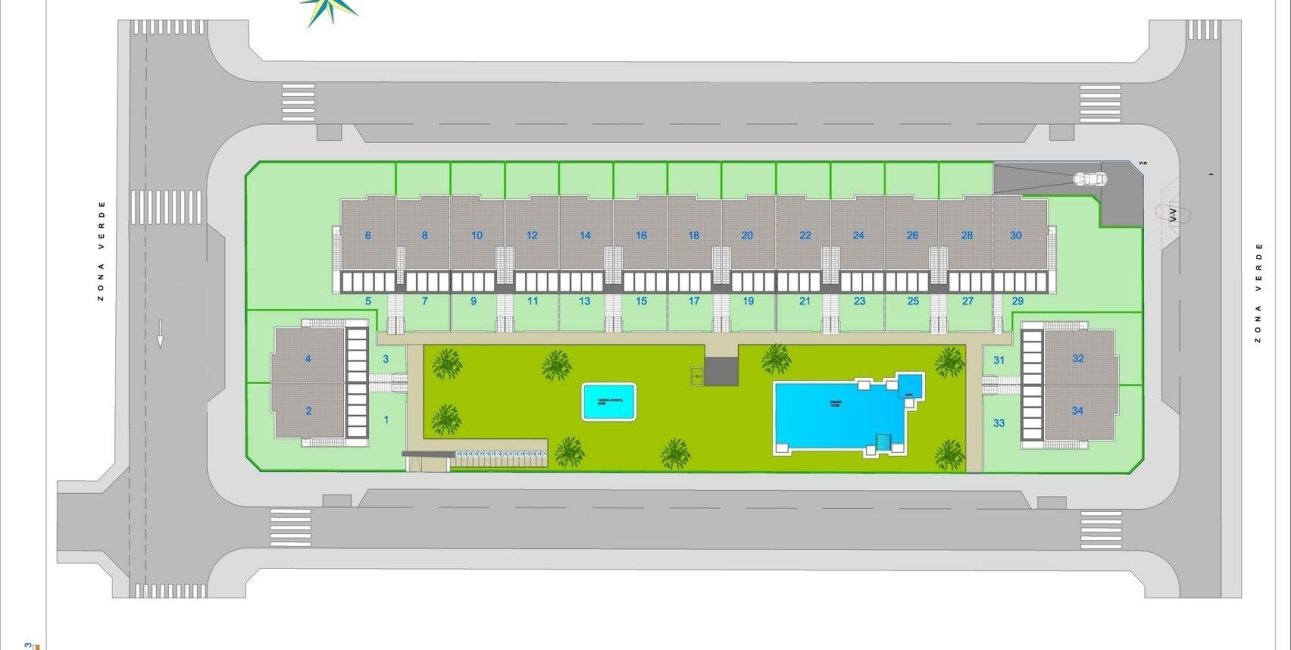 New Build - Bungalow -
Pilar de la Horadada - pueblo