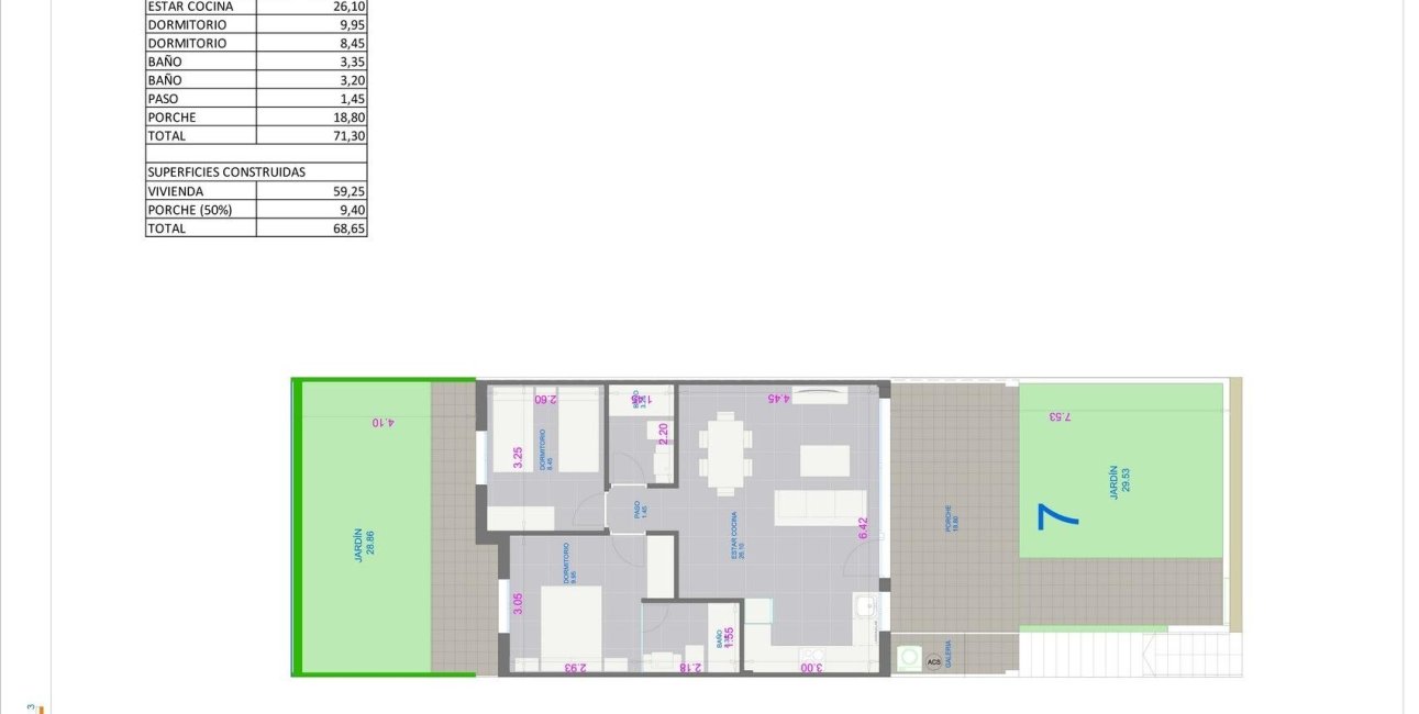 New Build - Bungalow -
Pilar de la Horadada - pueblo