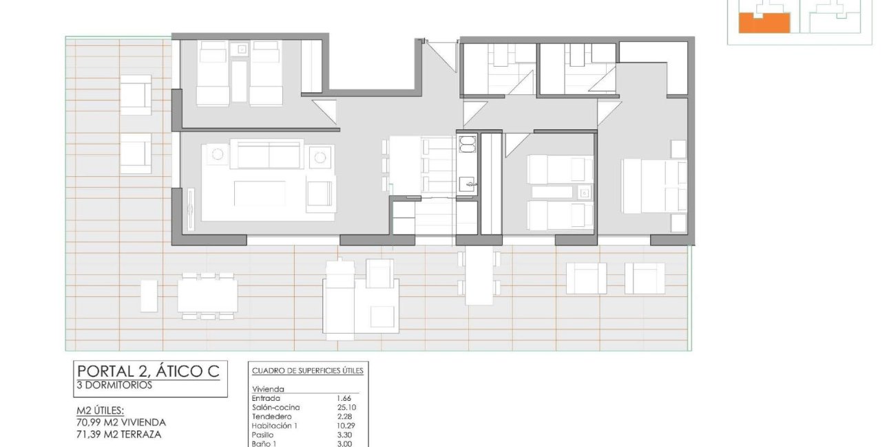 Obra nueva - Ático -
Jávea Xàbia - Pueblo