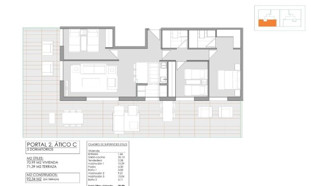 Obra nueva - Ático -
Jávea Xàbia - Pueblo
