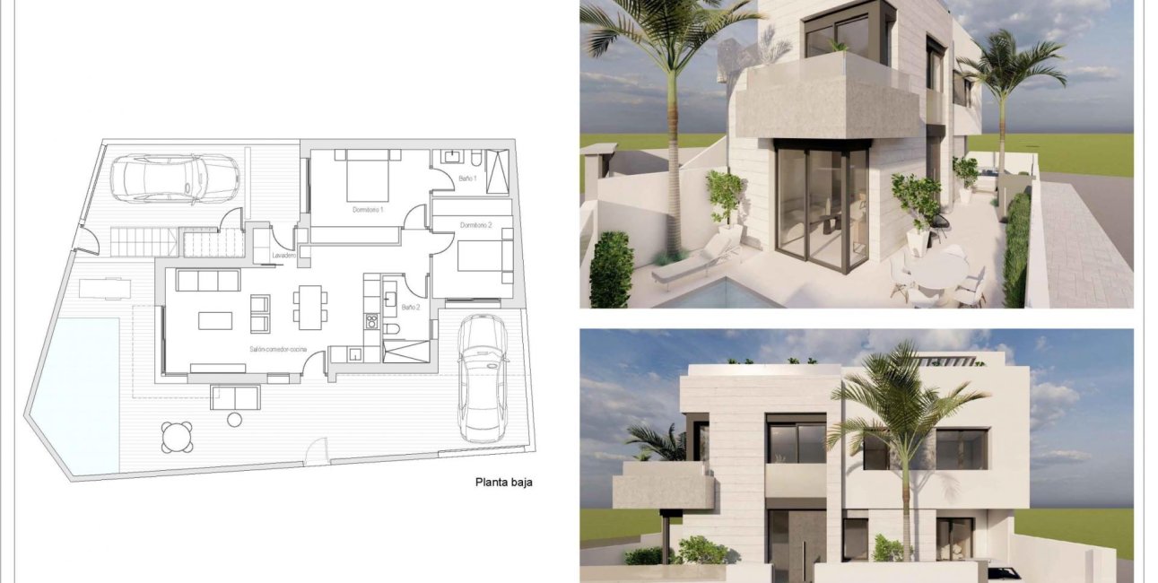 New Build - Bungalow -
Pilar de la Horadada - pueblo