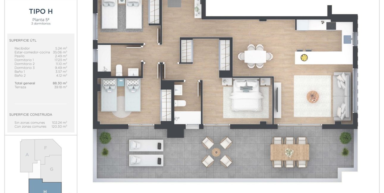 New Build - Penthouse -
Alicante - Benalua