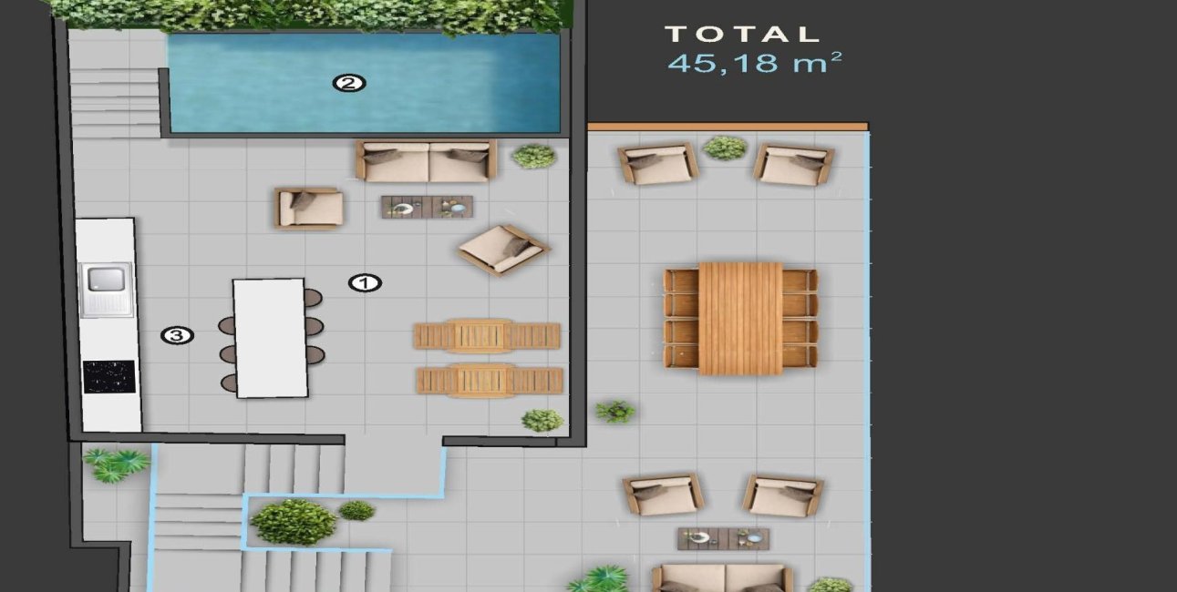 New Build - Penthouse -
Torrevieja - Centro