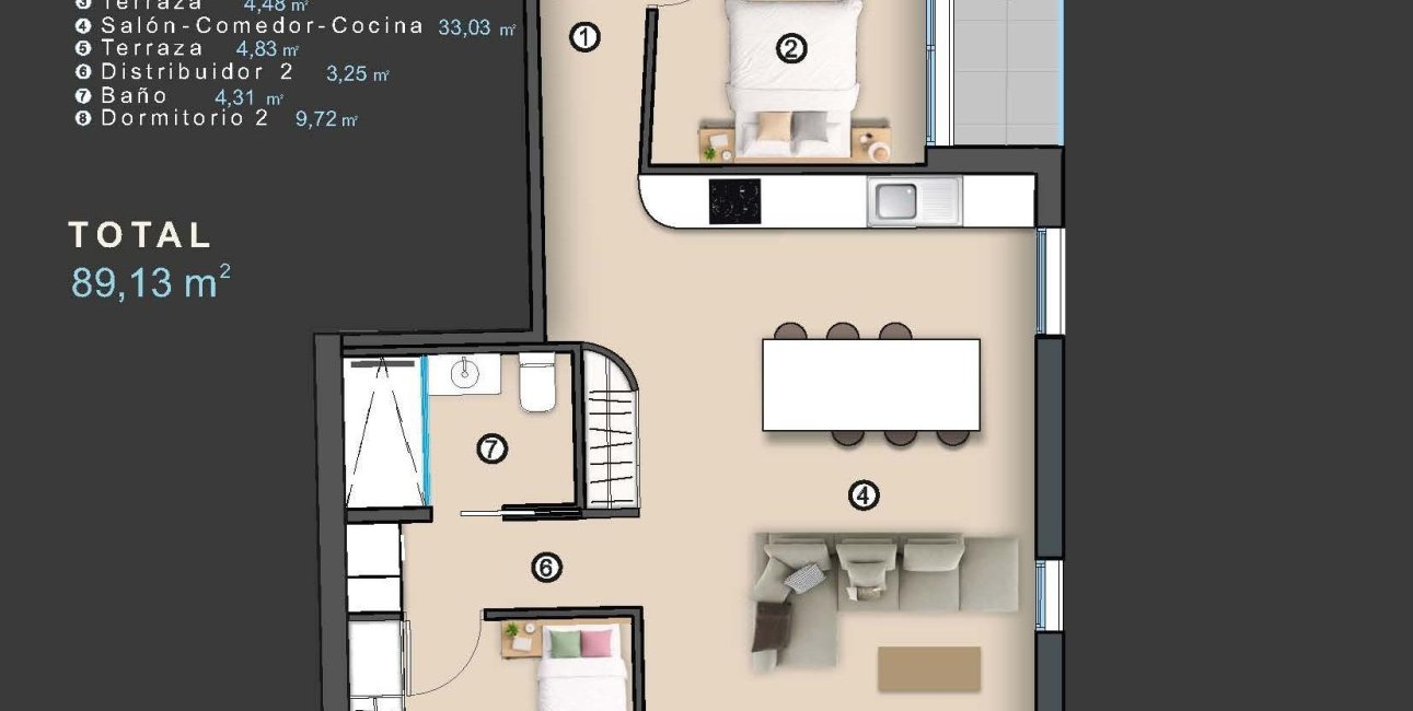 New Build - Apartment / flat -
Torrevieja - Centro