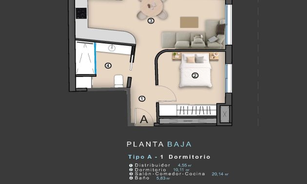 New Build - Apartment / flat -
Torrevieja - Centro