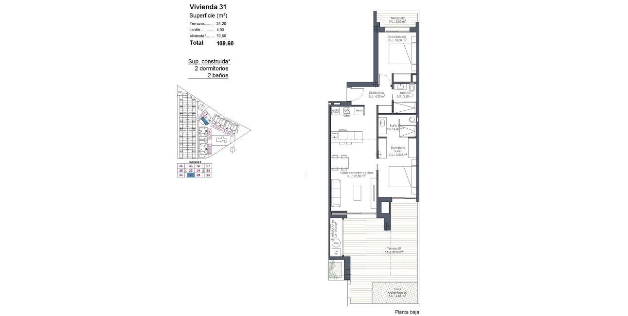 New Build - Apartment / flat -
Los Alcázares - Serena Golf