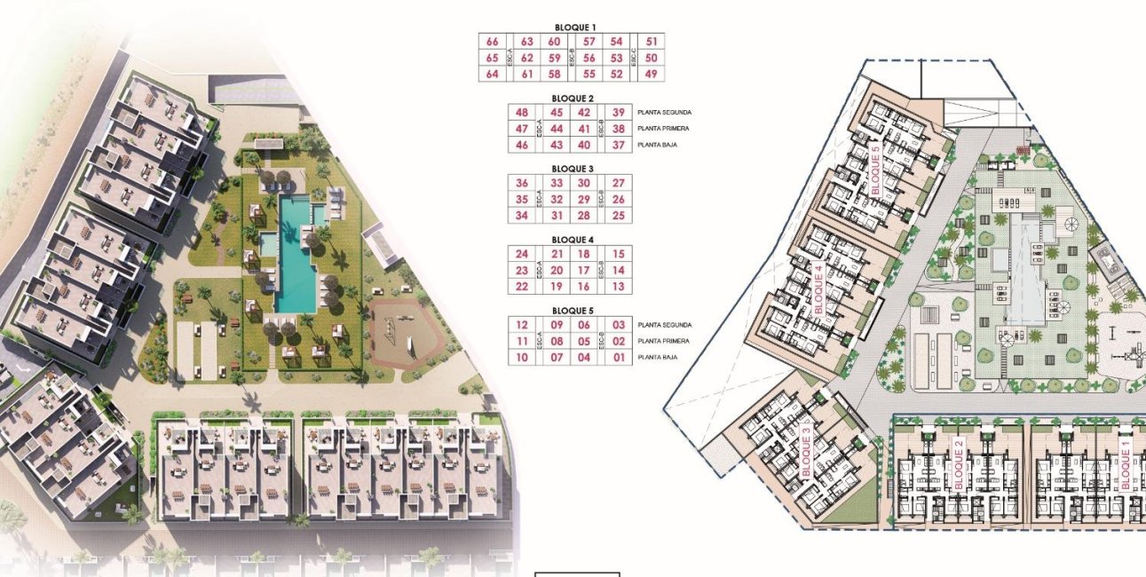 New Build - Apartment / flat -
Los Alcázares - Serena Golf