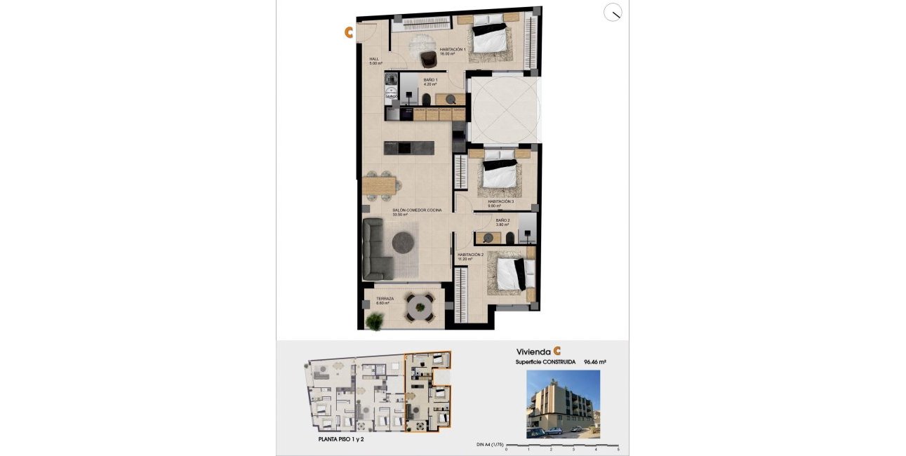 New Build - Penthouse -
Catral - pueblo
