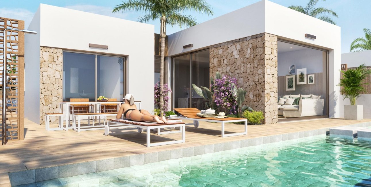 Obra nueva - Villa -
Los Alcázares - Serena Golf