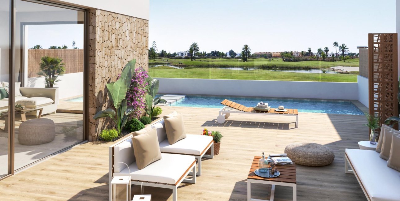 Obra nueva - Villa -
Los Alcázares - Serena Golf